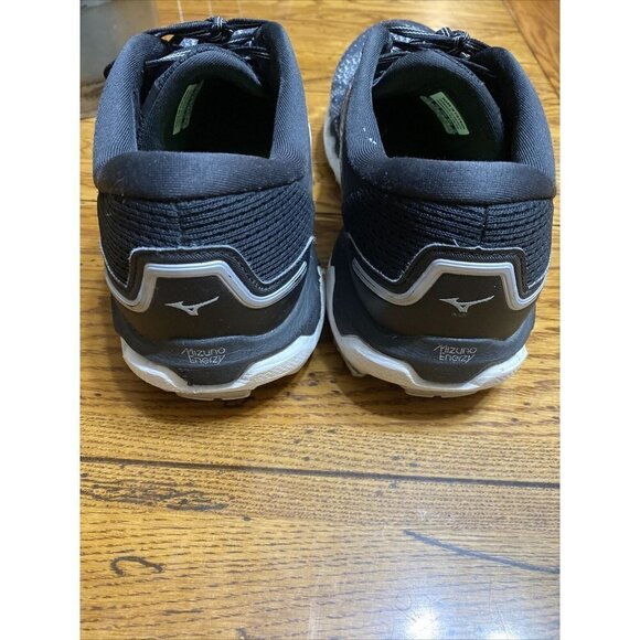 MIZUNO Men's Wave Horizon 5 in Black Size 13 - Picture 5 of 10